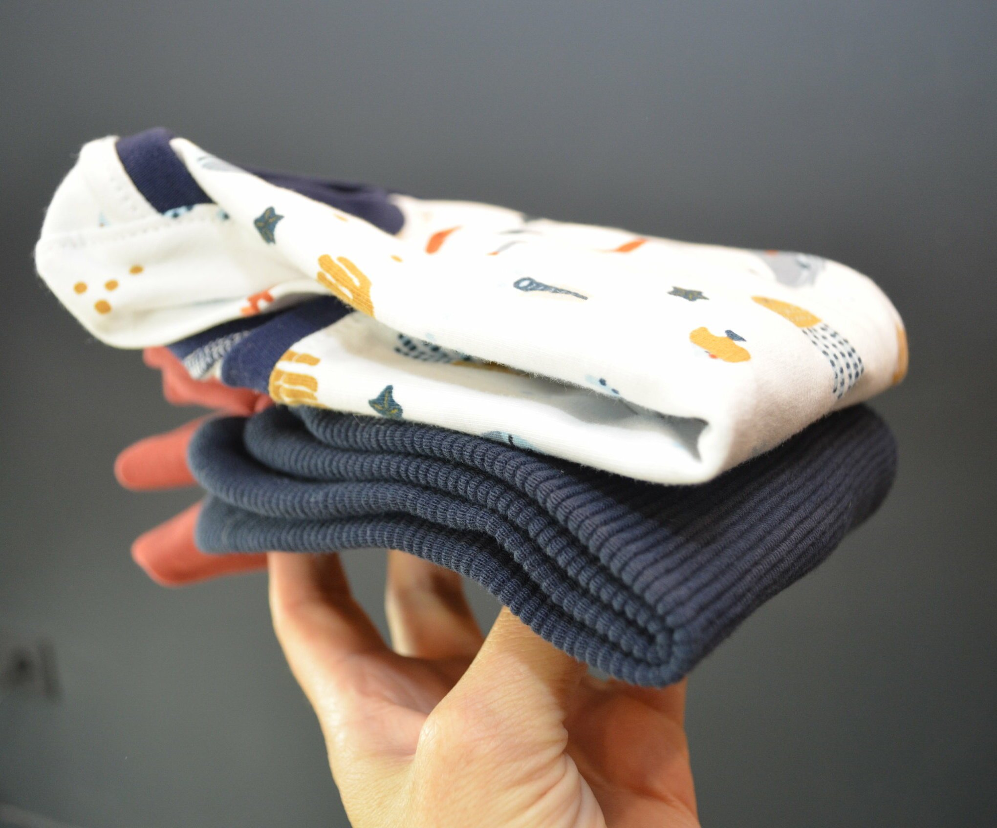 Baby Set Meerestiere mit Pumphose aus Ottoman-Jersey, Detailfoto